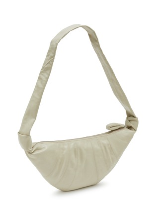 Detail View - Click To Enlarge - LEMAIRE - Medium ‘Croissant’ Coated Cotton Crossbody Bag