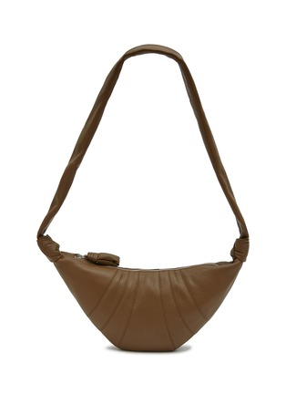 Main View - Click To Enlarge - LEMAIRE - Small ‘Croissant’ Grained Leather Crossbody Bag
