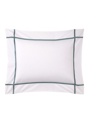 Main View - Click To Enlarge - YVES DELORME - ‘Athena’ Pillow Case — Fjord