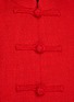 HUISHAN ZHANG - ‘Kwai’ Chinese Knot Button Quarter Sleeve Tweed Top