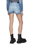 Back View - Click To Enlarge - FRAME - ‘Le Super High’ Cascade Hem Distressed Boot Cut Jeans