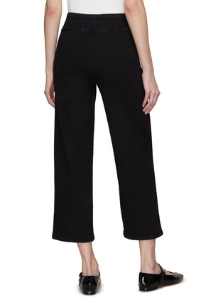 Back View - Click To Enlarge - FRAME - ‘Jet Set’ Wide Leg Cropped Jeans