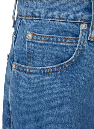  - FRAME - High Rise Rolled Hem Wide Leg Jeans