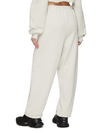 Back View - Click To Enlarge - JOAH BROWN - OVERSIZE ELASTICATED WAIST FRENCH TERRY JOGGER PANTS