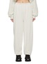 Main View - Click To Enlarge - JOAH BROWN - OVERSIZE ELASTICATED WAIST FRENCH TERRY JOGGER PANTS