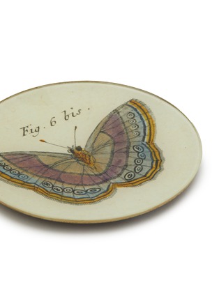 Detail View - Click To Enlarge - JOHN DERIAN COMPANY INC. - Decoupage Fig. 6 bis Butterfly Round Plate