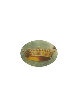 Main View - Click To Enlarge - JOHN DERIAN COMPANY INC. - Decoupage Crown Oval Plate
