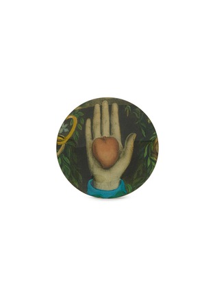Main View - Click To Enlarge - JOHN DERIAN COMPANY INC. - Decoupage Heart In Hand Round Plate