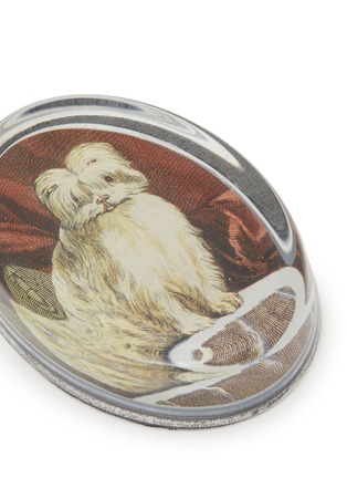 Detail View - Click To Enlarge - JOHN DERIAN COMPANY INC. - Oval Paperweight — Le Bichon