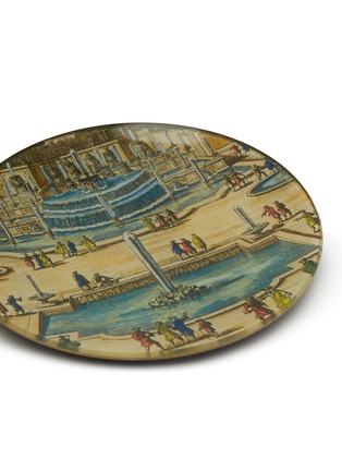 Detail View - Click To Enlarge - JOHN DERIAN COMPANY INC. - Decoupage Fountains Round Plate