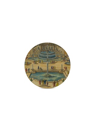 Main View - Click To Enlarge - JOHN DERIAN COMPANY INC. - Decoupage Fountains Round Plate