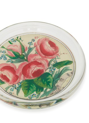Detail View - Click To Enlarge - JOHN DERIAN COMPANY INC. - Coaster — Bowed Roses