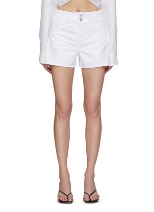 Main View - Click To Enlarge - FRAME - Triple Binding High Waist Denim Shorts