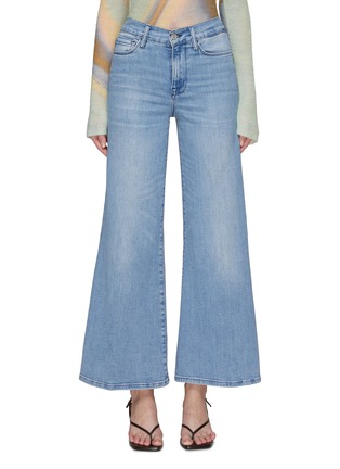 Main View - Click To Enlarge - FRAME - ‘Le Palazzo’ Wide Leg Crop Jeans