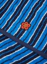 Detail View - Click To Enlarge - KENZO - KCLUB Boke Flower Logo Patch Striped Bath Towel