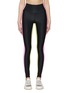 Main View - Click To Enlarge - BEACH RIOT - Contrast Side Stripe Ribbed Leggings