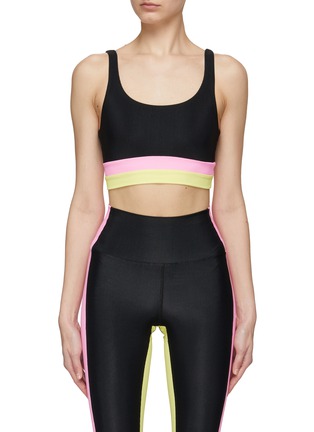 Main View - Click To Enlarge - BEACH RIOT - ‘Mackenzie’ Contrast Hem Cropped Tank Top