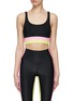 Main View - Click To Enlarge - BEACH RIOT - ‘Mackenzie’ Contrast Hem Cropped Tank Top