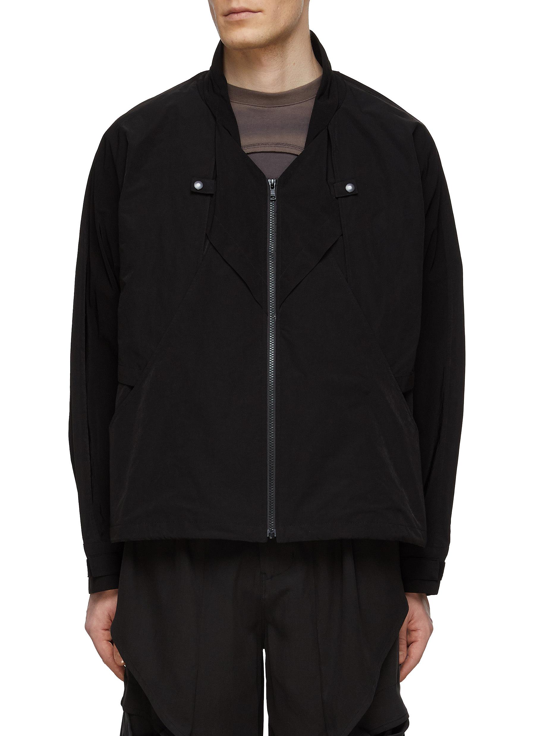 ジャケット・アウター JIYONGKIM Layered Detachable Windbreaker Jiyongkim Layered Detachable 3 In 1 Windbreaker In Black