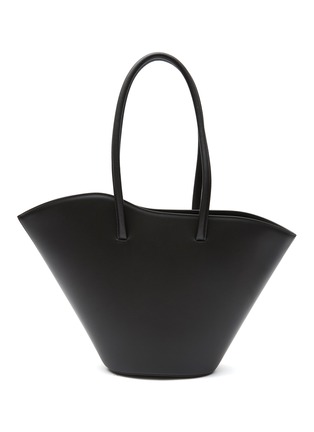 Main View - Click To Enlarge - LITTLE LIFFNER - Tall 'Tulip' Wavy Rim Leather Tote Bag