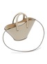 Detail View - Click To Enlarge - LITTLE LIFFNER - Micro 'Tulip' Wavy Rim Leather Tote Bag