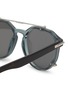 Detail View - Click To Enlarge - DIOR - ‘DiorBlackSuit RI’ Round Acetate Frame Brown Lens Sunglasses