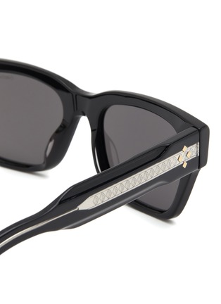 Detail View - Click To Enlarge - DIOR - ‘CD Diamond S2I’ Square Acetate Frame Grey Lens Sunglasses