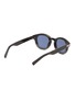 Figure View - Click To Enlarge - DIOR - ‘DiorBlackSuit R5I’ Round Acetate Frame Blue Lens Sunglasses