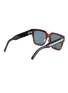 Figure View - Click To Enlarge - DIOR - ‘CD Diamond S3F’ Square Acetate Frame Blue Lens Sunglasses