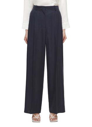 Main View - Click To Enlarge - CALCATERRA - Pleated Front High Waist Pants