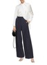 CALCATERRA - Pleated Front High Waist Pants