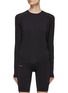 Main View - Click To Enlarge - ALALA - Twisted Mesh Back Long Sleeve T-Shirt