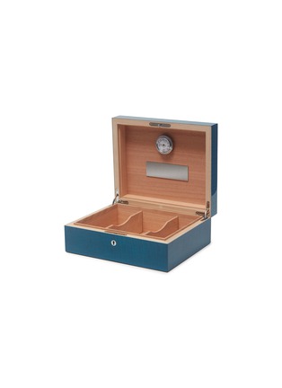 Detail View - Click To Enlarge - ELIE BLEU - 75 Cigars Humidor — Blue