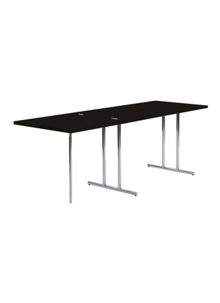 Main View - Click To Enlarge - CLASSICON - ‘LOU PEROU‘ HIGH-GLOSS TABLE – BLACK