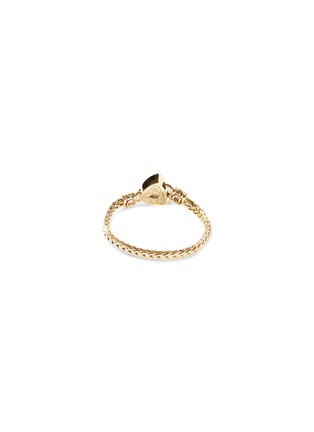 Detail View - Click To Enlarge - JOHN HARDY - ‘CLASSIC CHAIN’ 14K GOLD GREY DIAMOND RING