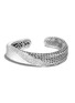 Main View - Click To Enlarge - JOHN HARDY - ‘CLASSIC CHAIN’ STERLING SILVER DIAMOND PAVÉ TWISTED HAMMERED KICK CUFF