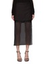 Main View - Click To Enlarge - HELMUT LANG - Sheer Midi Skirt