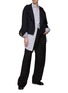 Figure View - Click To Enlarge - WE-AR 4 - ‘The Chelsea’ High Neck Flap Pocket Side Split Jacket