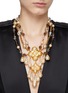 Figure View - Click To Enlarge - LANE CRAWFORD VINTAGE ACCESSORIES - GOLD TONED FAUX PEARL BEADED NECKLACE