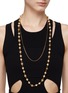 Figure View - Click To Enlarge - LANE CRAWFORD VINTAGE ACCESSORIES - 14K GOLD PLATED CHAIN NECKLACE
