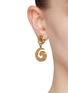 Figure View - Click To Enlarge - LANE CRAWFORD VINTAGE ACCESSORIES - GIVENCHY GOLD TONED METAL DROP EARRINGS