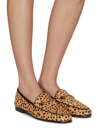 Figure View - Click To Enlarge - SAM EDELMAN - ‘Loraine’ Cheetah Print Horsebit Almond Toe Loafers