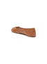  - SAM EDELMAN - ‘Felicia Luxe’ Logo Bow Appliqué Round Toe Leather Ballerina Flats