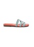 Main View - Click To Enlarge - SAM EDELMAN - ‘Bay’ Double E Leather Flat Slides