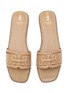 Detail View - Click To Enlarge - SAM EDELMAN - ‘Bay’ Double E Patent Leather Flat Slides