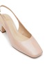 Detail View - Click To Enlarge - SAM EDELMAN - ‘Terra’ 50 Square Toe Patent Leather Slingback Pumps