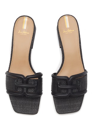 Detail View - Click To Enlarge - SAM EDELMAN - ‘Waylon’ 45 Double E Single Band Leather Block Heeled Sandals