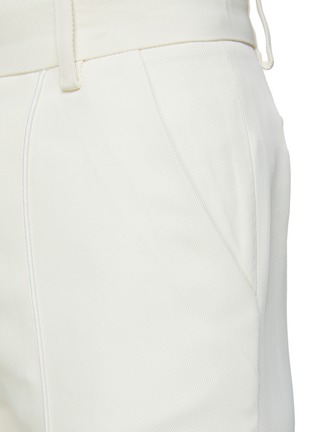  - CO - Flat Front Pintuck Detail Straight Leg Pants