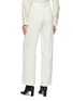 Back View - Click To Enlarge - CO - Flat Front Pintuck Detail Straight Leg Pants