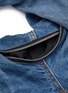 Detail View - Click To Enlarge - ALEXANDER WANG - Small Washed 5 Pocket Jeans Hobo Bag
